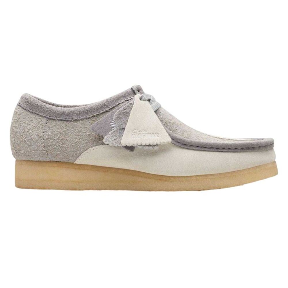 Clarks Originals Mens Wallabee Suede Shoes / Gray